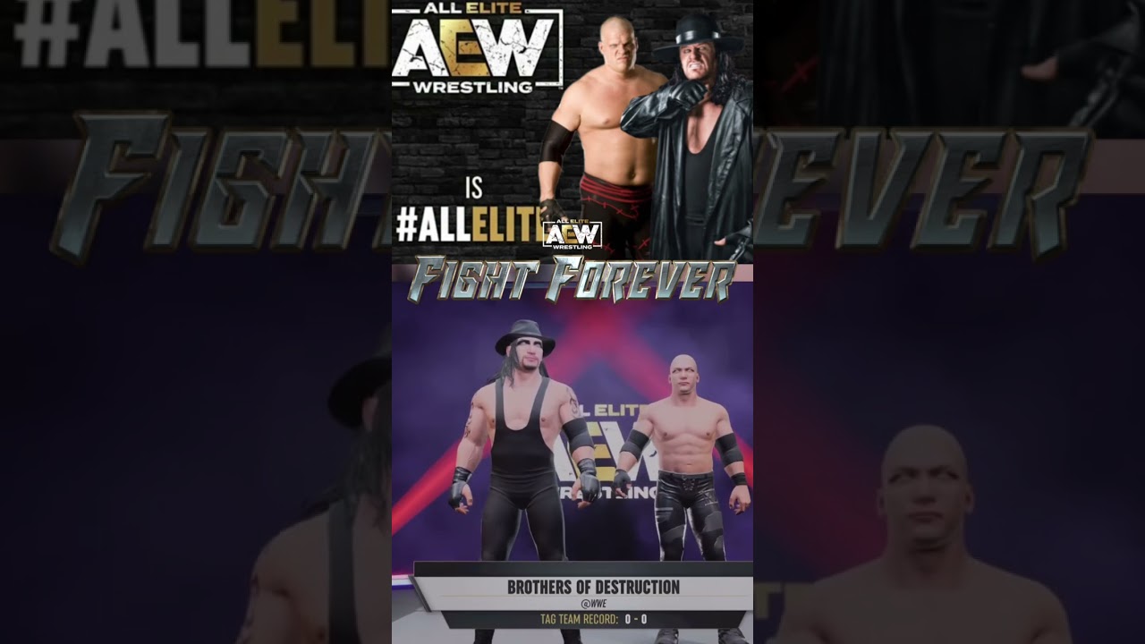 The Undertaker and Kane in AEW Fight Forever! #aewfightforever #shorts #undertaker #kane