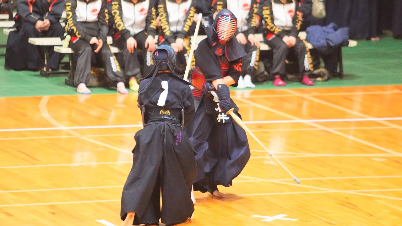 準々決勝【女子】守谷・茨城×翔凜・千葉【第40回若潮杯争奪武道大会・剣道大会】1釋迦郡×高島・2山口×服部・3石井×莉部・4田中×下村・5熊木×新納【令和5年2023年12月26日・国際武道大学】