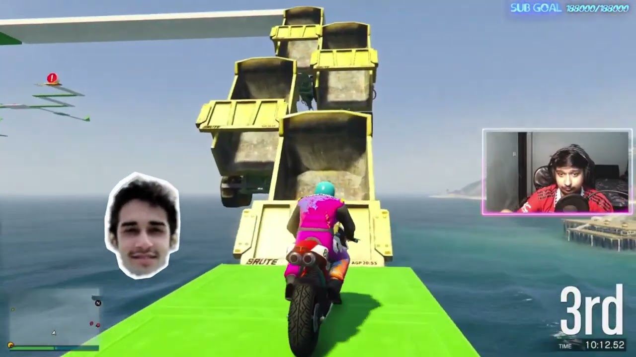 Daddy Cool plays Bike Parkour Race in GTA 5