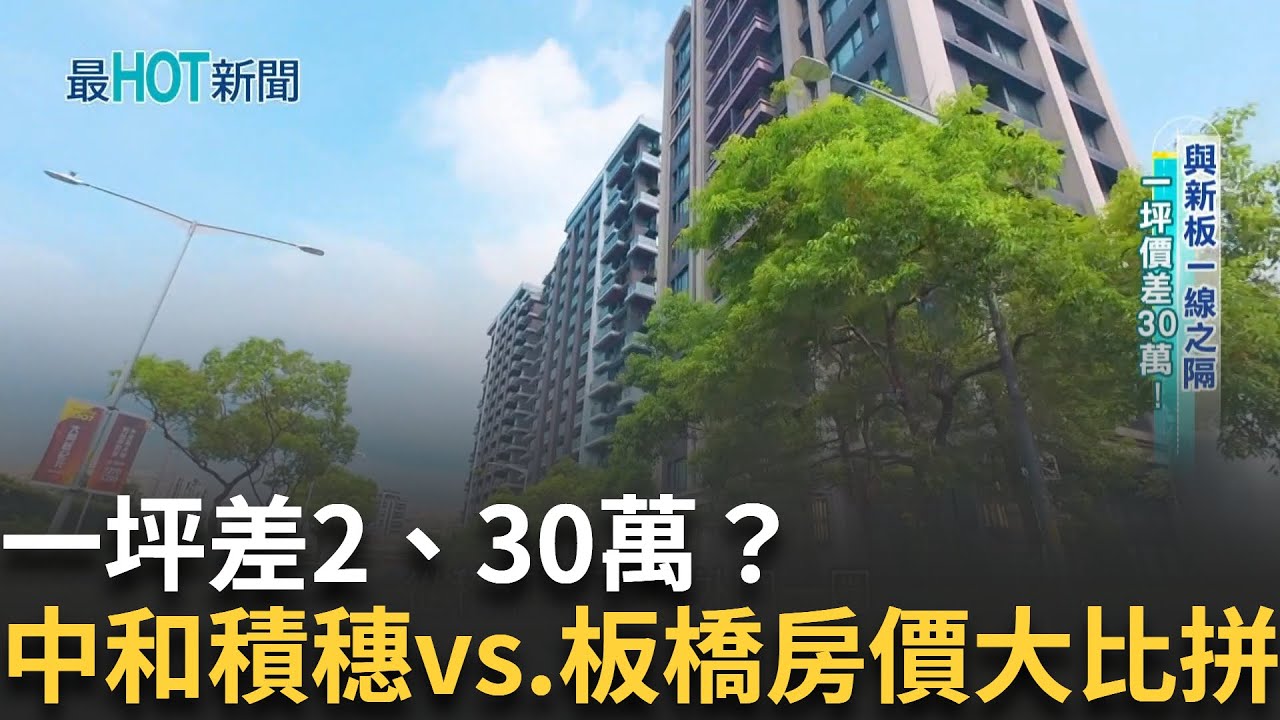 中和積穗生活圈 凹陷區翻身 萬大線＋都更題材 房價潛力浮現 左岸重劃區河景豪宅 甜甜價熱銷│【好宅敲敲門】20251007│三立iNEWS