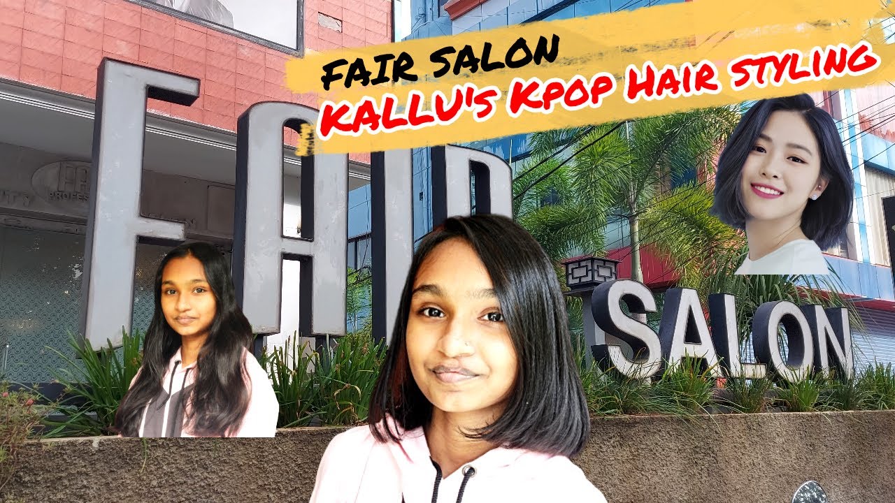 FAIR SALON KUMARAPURAM | FAIR MAKE UP STUDIO | Kallu's  Kpop Hair Styling | RYUJIN ITZY HAIR STYLING