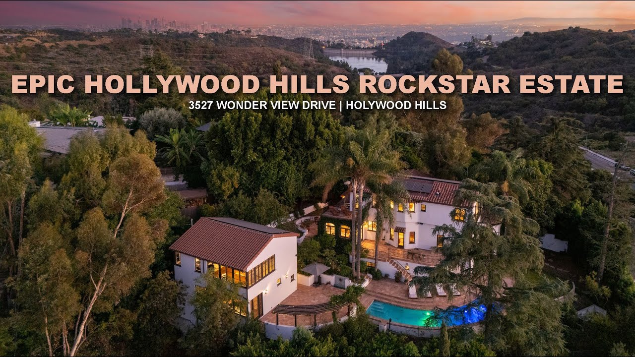 Epic Hollywood Hills Rockstar Estate - 3527 Wonder View Drive, Los Angeles, California