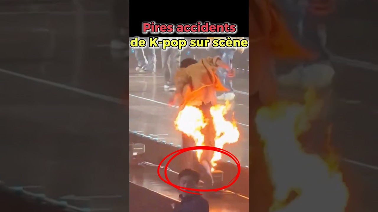 Pires accidents de K-pop sur sc&egrave;ne