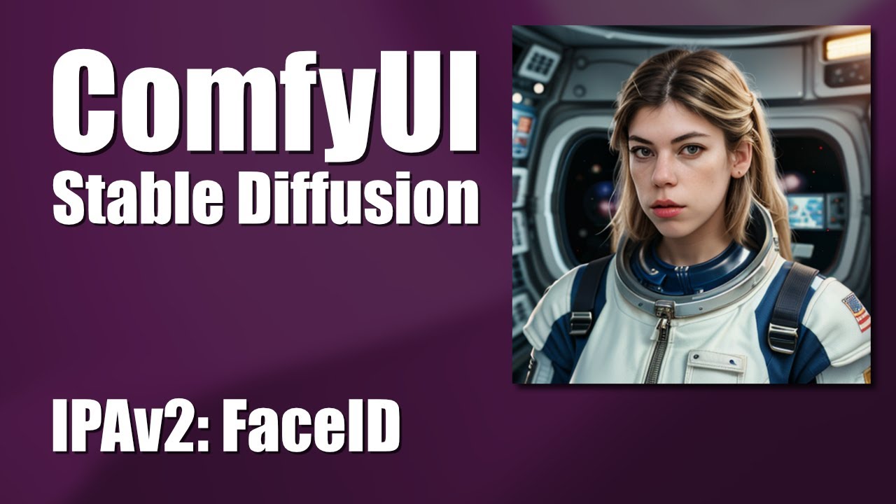 ComfyUI: IPAdapter v2 FaceID | Stable Diffusion | German | English Subtitles