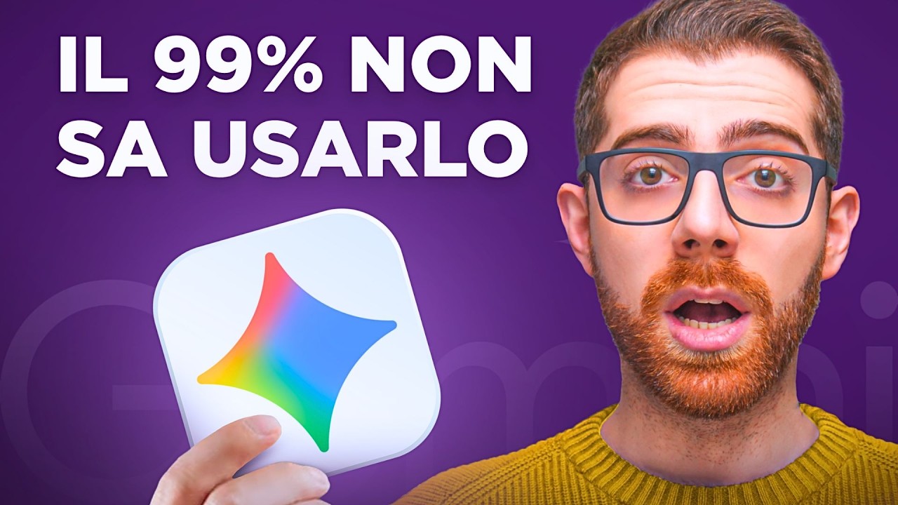 Impara il 93% di Google Gemini in 8 minuti (da ZERO ad ESPERTO con esempi)