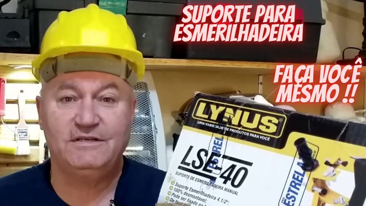COMO DEVO USAR O SUPORTE LYNUS PARA ESMERILHADEIRA.