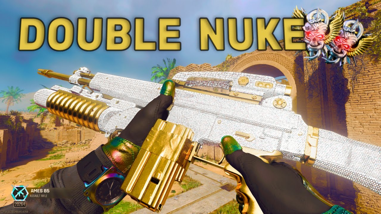 BO6 Double AMES 85 Nuclear Gameplay
