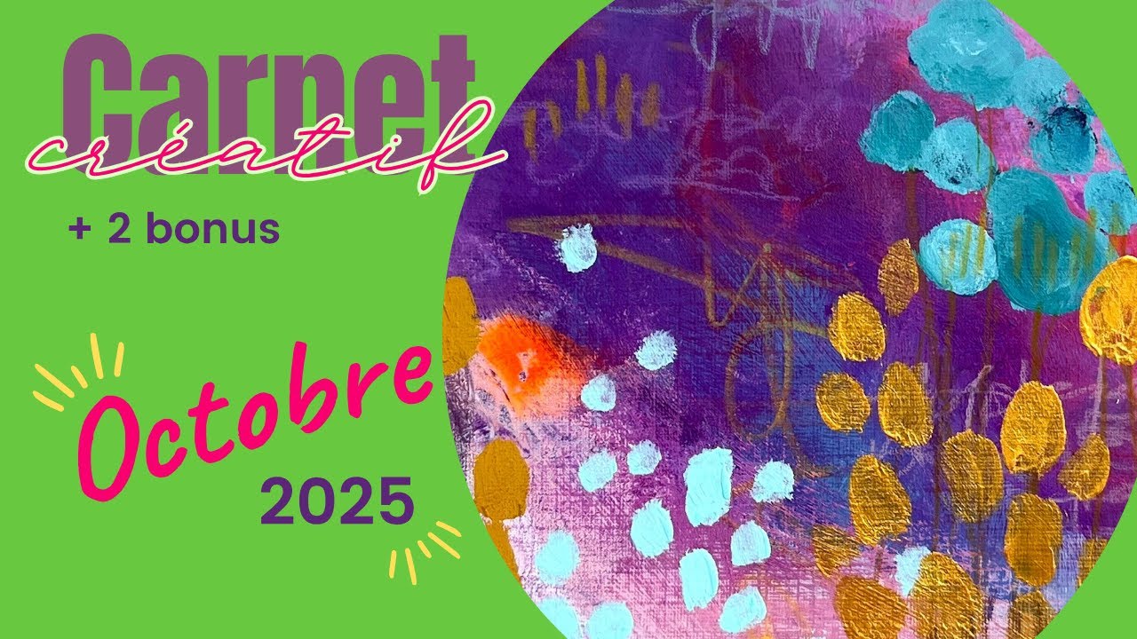 Carnet créatif OCTOBRE 2025