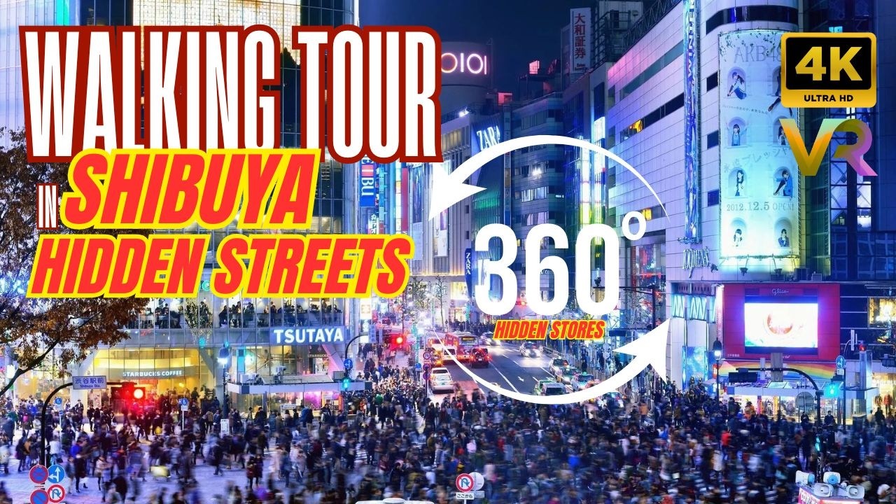 Shot on Insta360 X5: Shibuya Streets World 360° | 超高画質VR #360Video #Shibuya #japan #vr