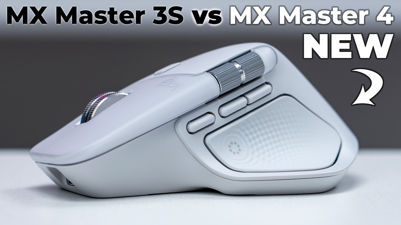 Logitech MX Master 4 против MX 3S — стоит ли ДЕЙСТВИТЕЛЬНО обновлять?