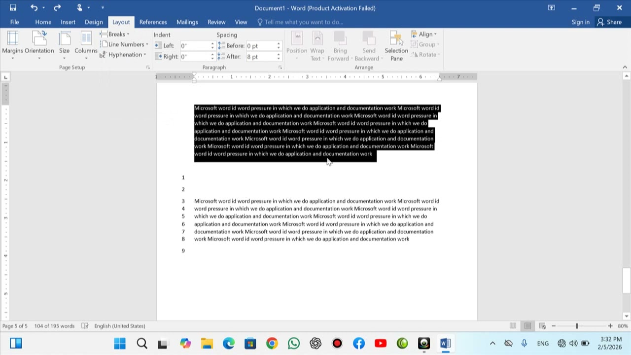 Microsoft Word 20 Lecture