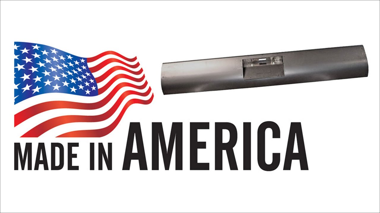 American Made Steel Roll Pan Bumpers