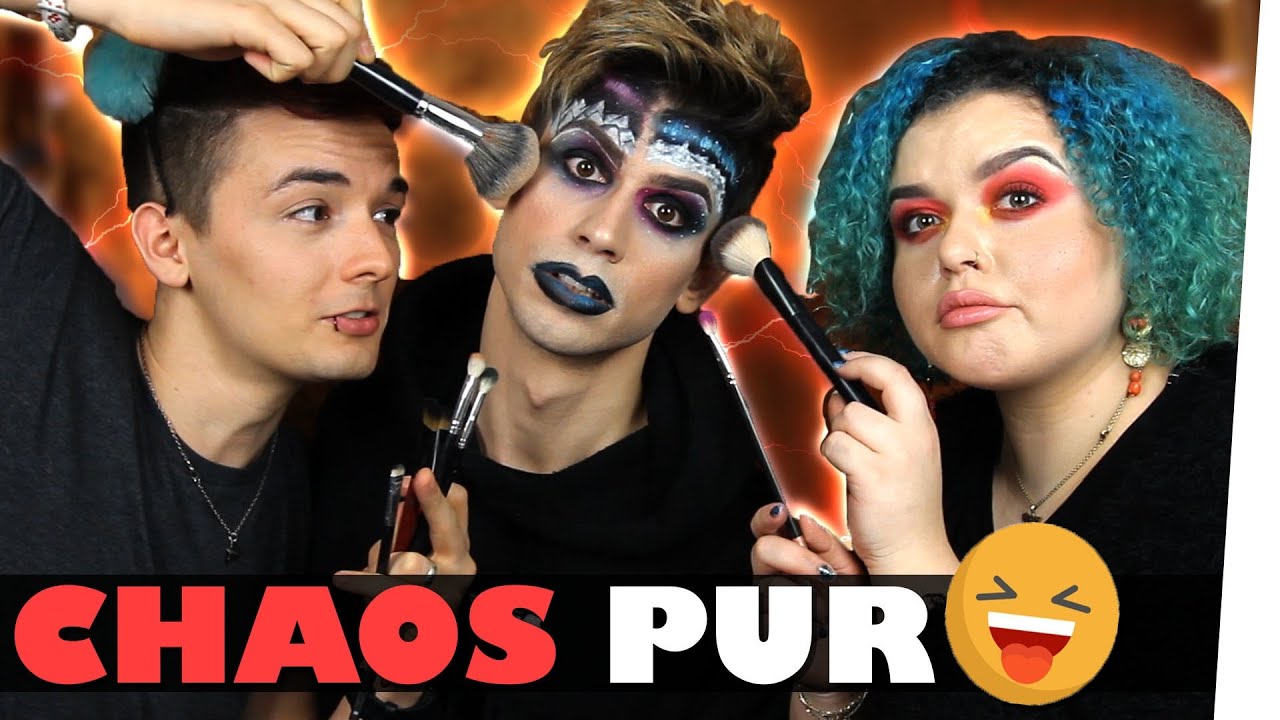 Mein Boyfriend schminkt mich!! “James Charles inspired“ 😂 ft. Chiara Nero | Kostas Kind