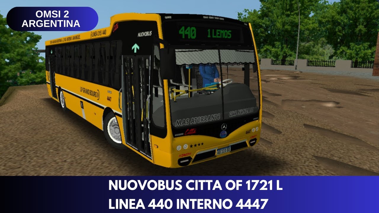 Omsi 2 Argentina | Nuovobus Citta OF 1721 L | Linea 440 Int.4447 | Vale Do Aco