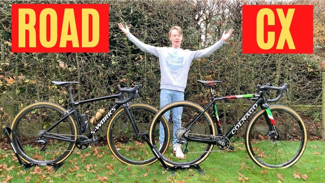 ROAD BIKE vs CYCLOCROSS BIKE - THE DIFFERENCES between my SWORKS TARMAC PRO vs COLNAGO PRESTIGE