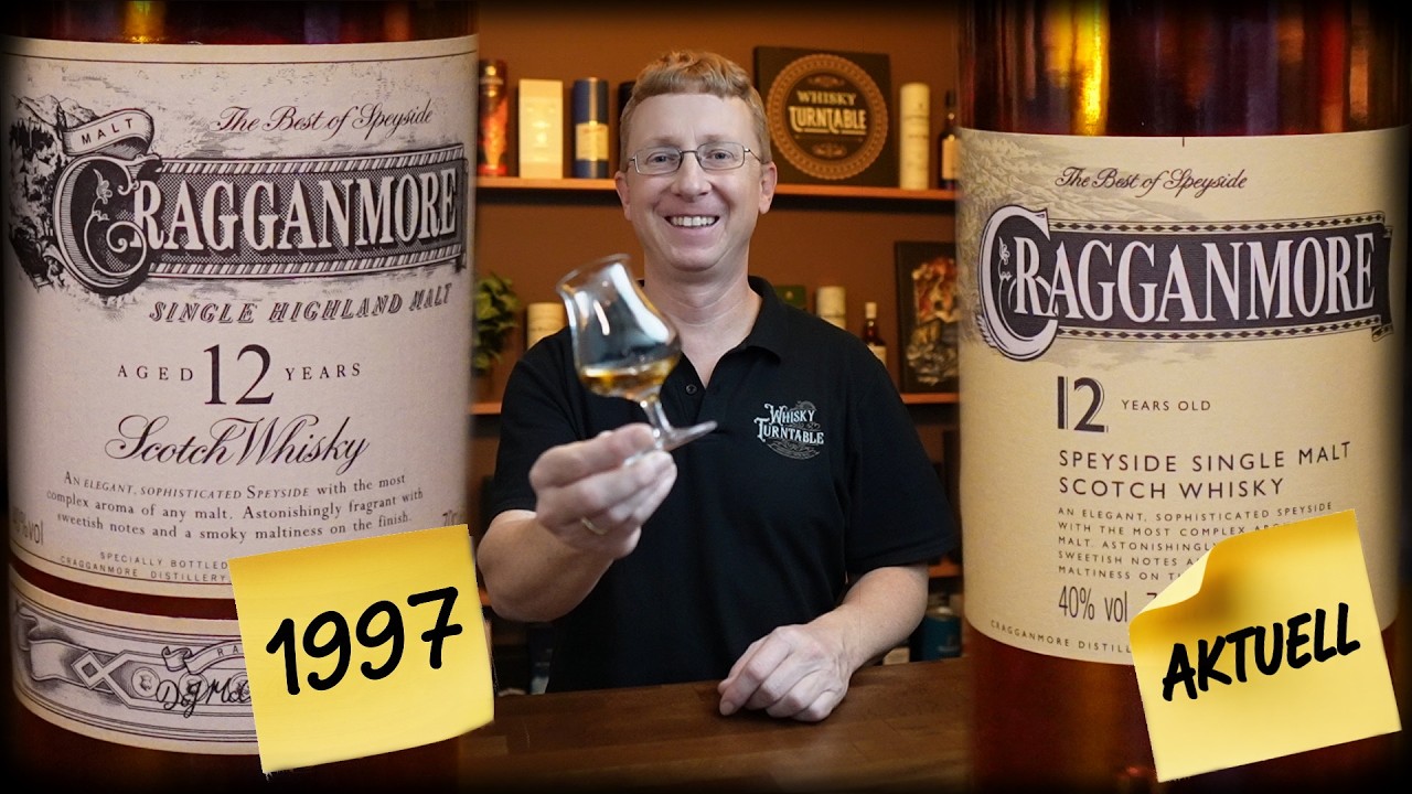 Cragganmore 12 Jahre 1997 vs. 12 Jahre aktuelle Abfüllung 40 % Vol.