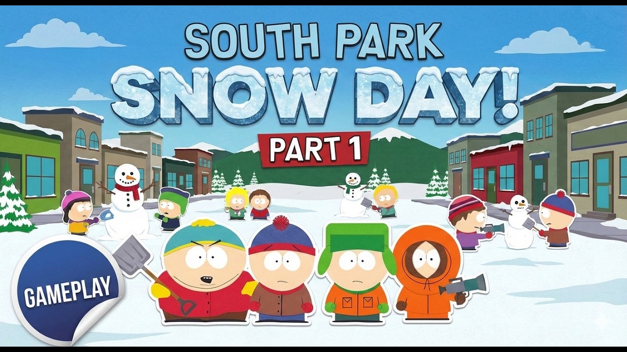 South Park Snow Day Game Play Part 1