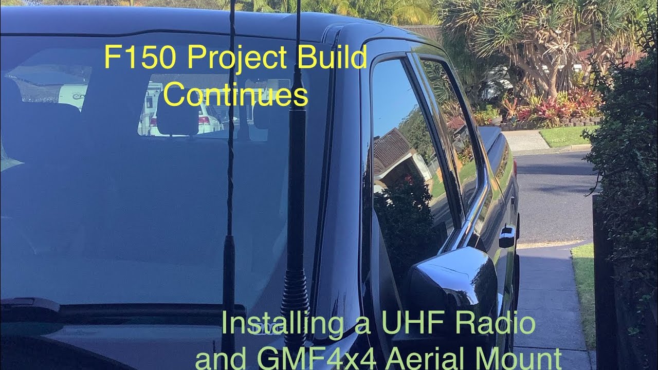 Проект Ford F150. Установка УКВ-радиостанции CB и антенны с кронштейном GMF4x4.