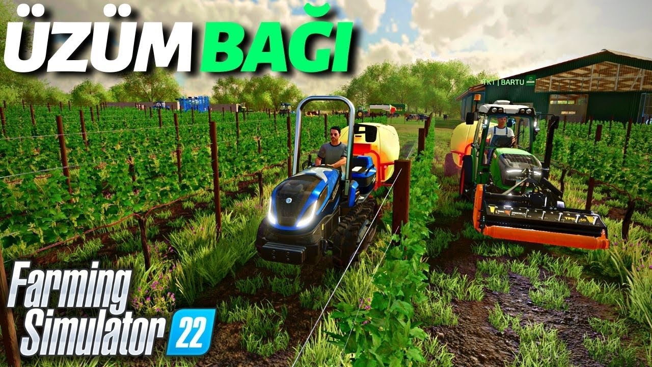 ÜZÜM BAĞI KURUYORUZ! // TOPRAK İŞLEME & SPREYLEME | FARMING SIMULATOR 2022 (Multiplayer) Bölüm: 16