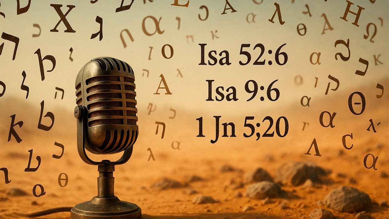 Miscelánea: Isaías 52:6, Isaías 9:6 y 1 Juan 5:20