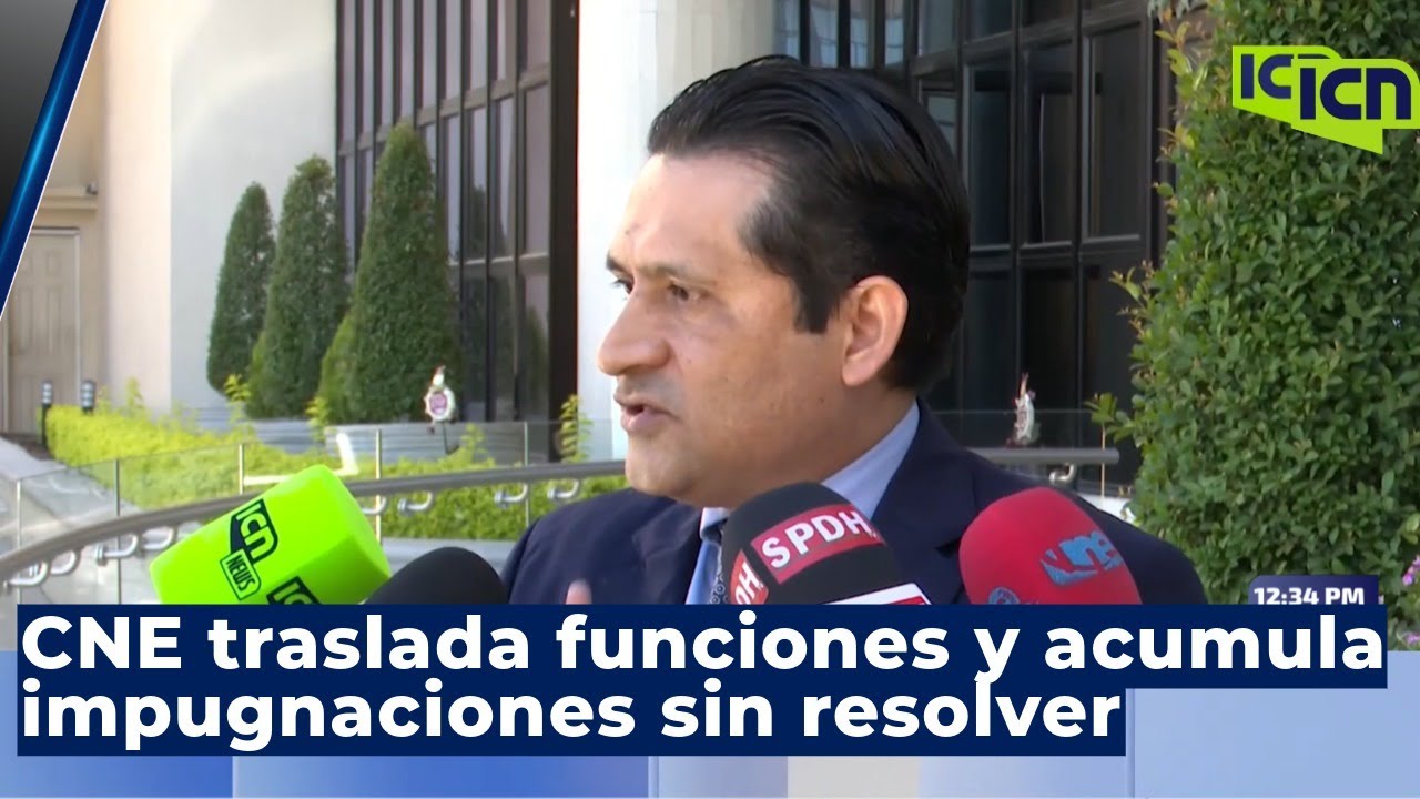 Mario Morazán magistrado TJE denuncia que el CNE no ha resuelto ni una sola impugnación