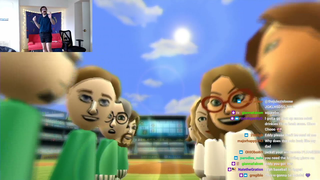 EddyBurback VOD: wii baseball becoming a pro (March 16th 2022)