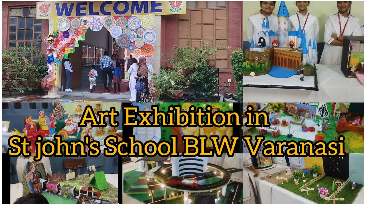 art exhibition in st john's school dlw varanasi||st John's School Varanasi