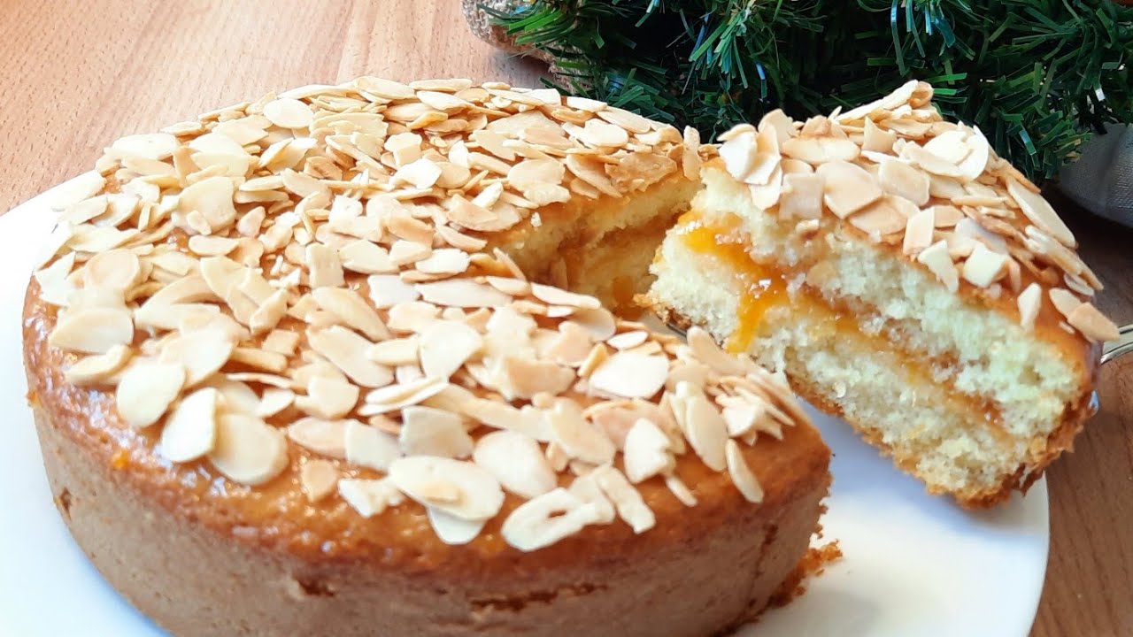 Gâteau à la confiture rapide, économique et aéré كيك بالمربى سريع، اقتصادي و خفيف