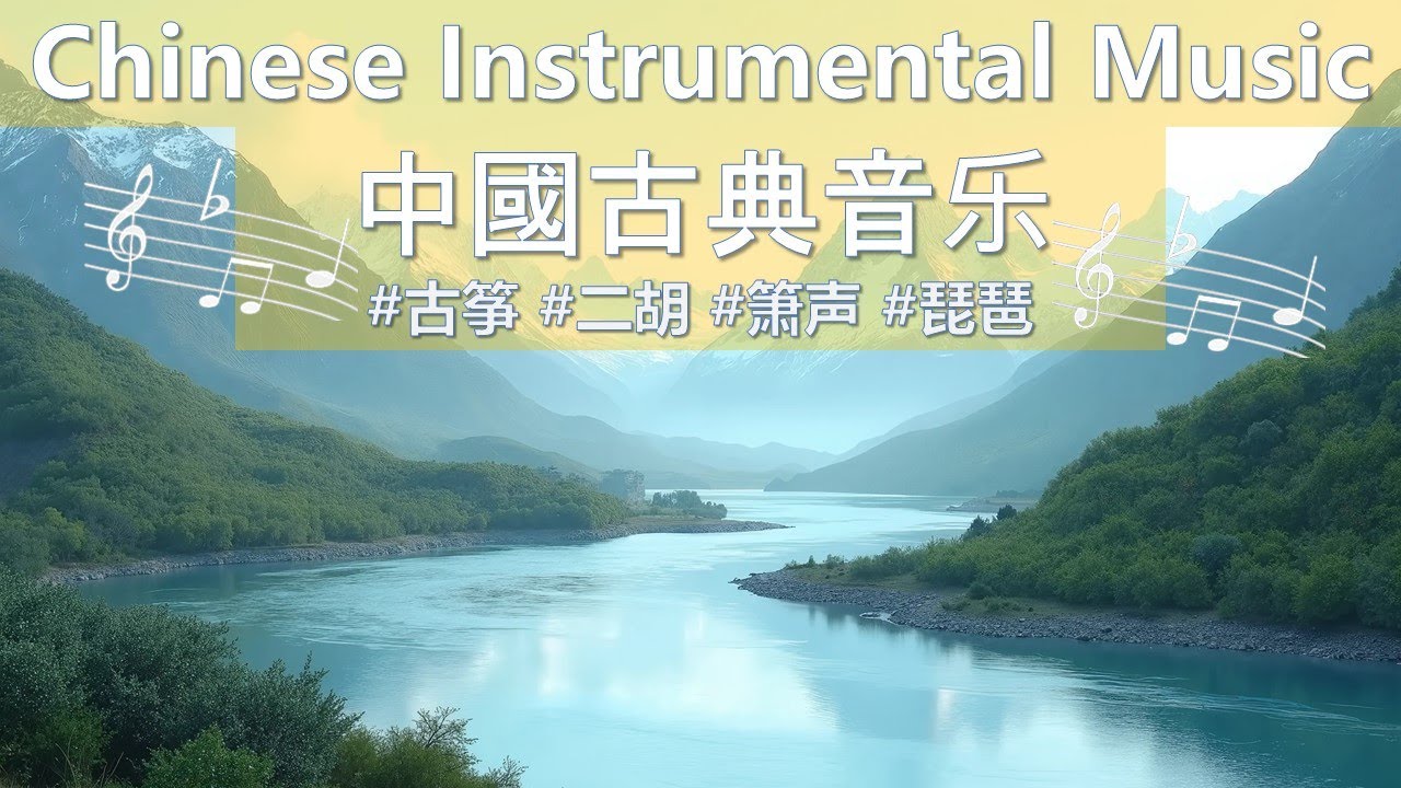 古韵今声中国器乐音乐, 二胡与古筝的治愈之旅 (也称中国传统器乐古典音乐) #中国器乐音乐 #中国风音乐 #中国传统器乐音乐 #国风音乐 #中国传统音乐 #古筝 #二胡 #箫声 #琵琶 #放松音乐