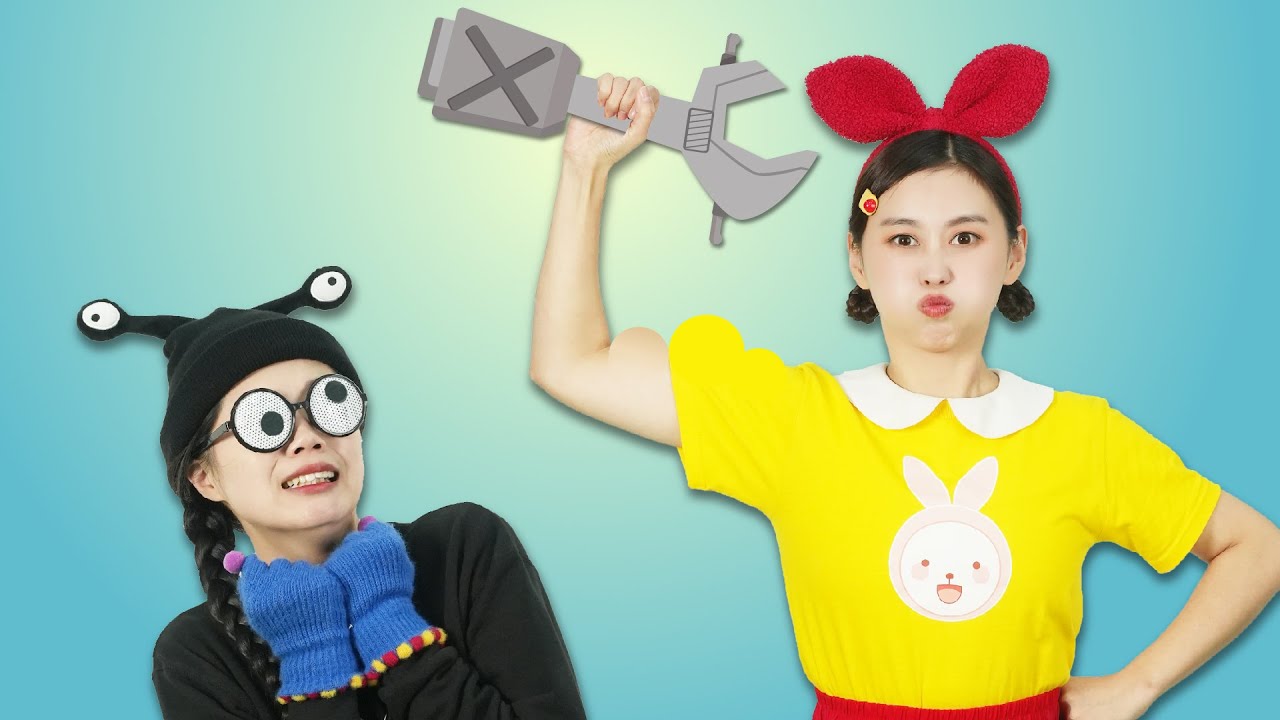 兔子姐姐小偷偷走了蠻力扳手舉起了整個城市，快去拯救城市吧