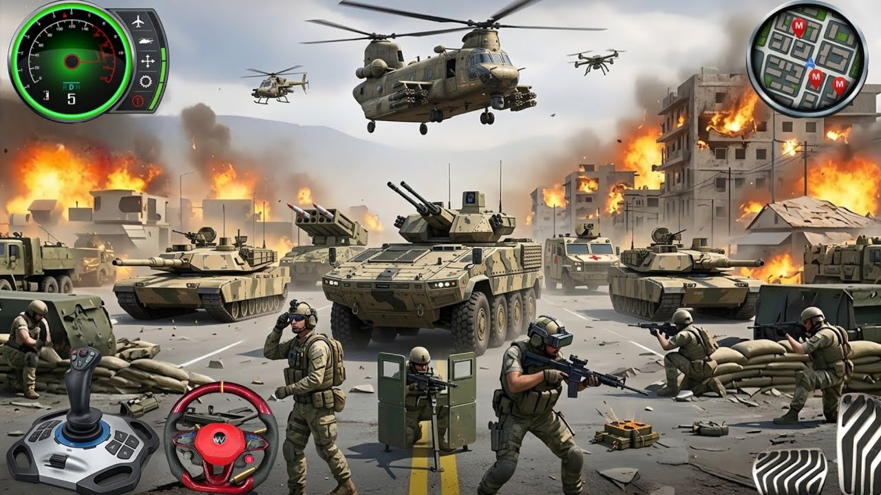 Military Cargo Truck 3D - US Army Cargo Truck Transport Simulator - Android Gameplay