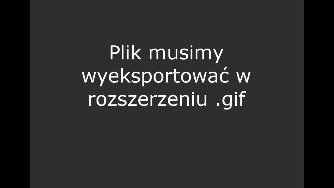 GIMP | Napis z animacją | Łatwy spos&oacute;b