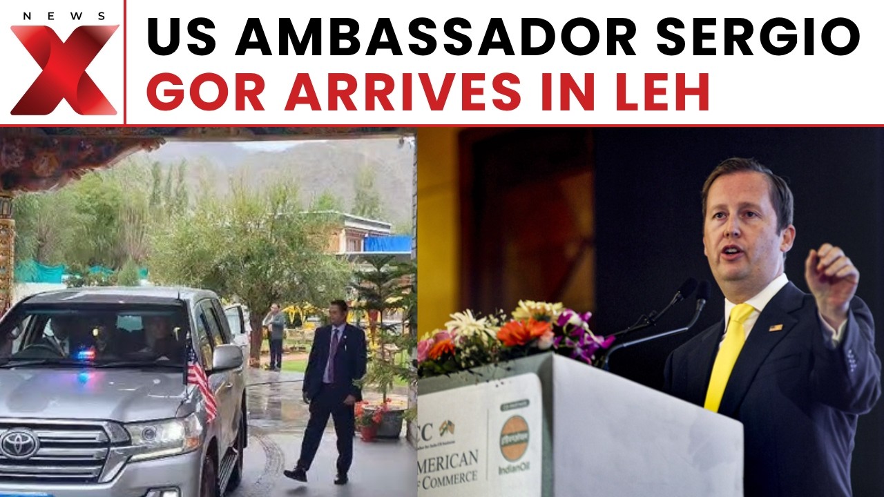 Moment | US envoy Sergio Gor visits Ladakh, sparks diplomatic ripples in Leh | NewsX