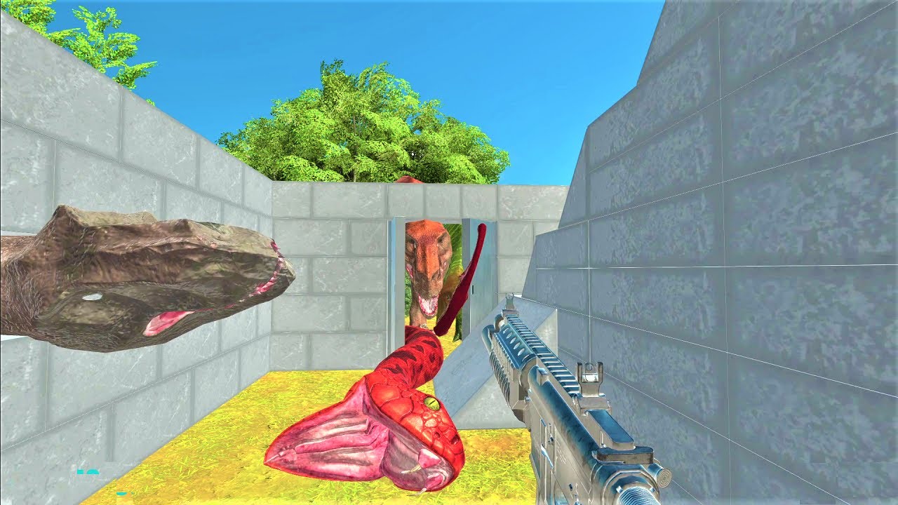 【Take 3】Survive in the grasslands with dinosaurs. FPS perspective! | Animal Revolt Battle Simulator