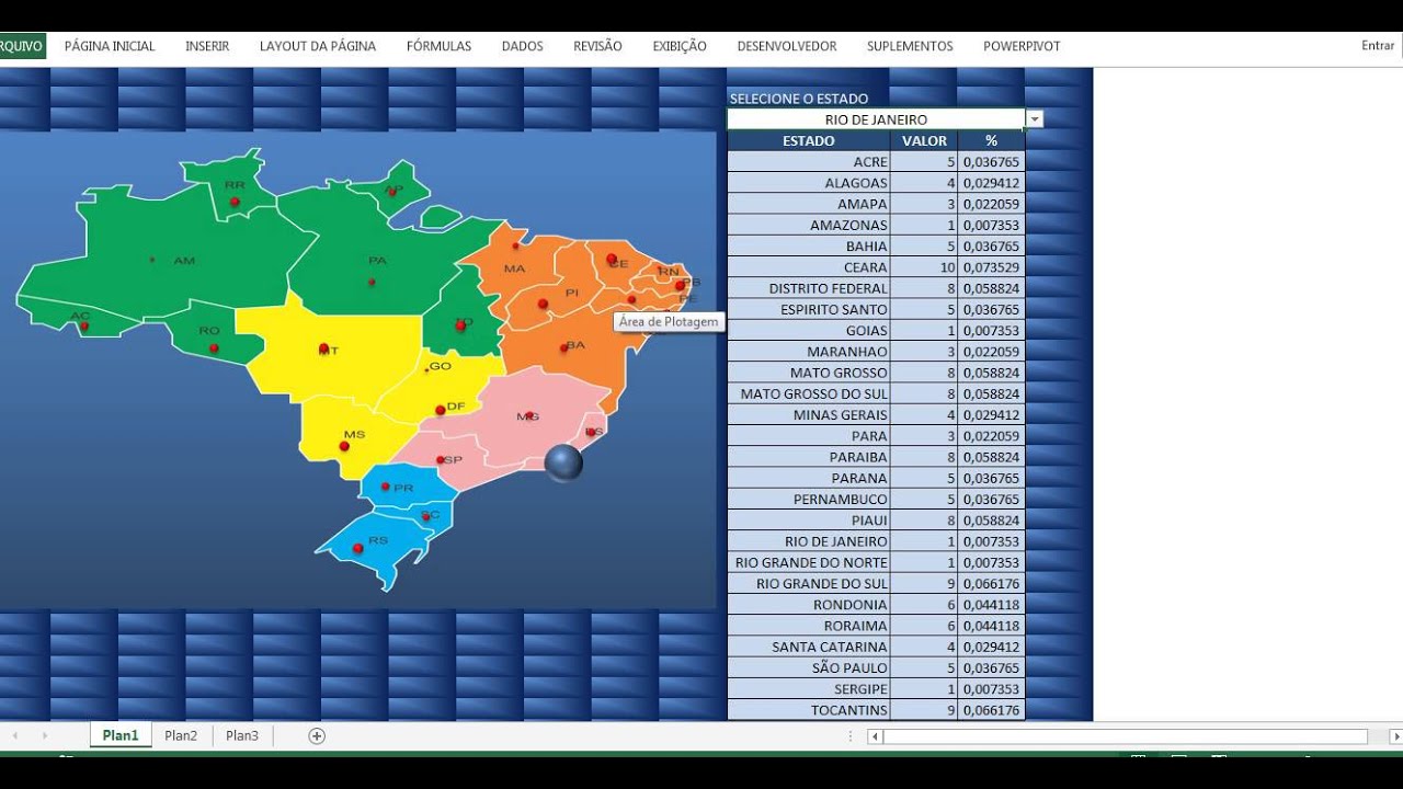 GRAFICO MAPA - EXCEL 2013 POR DAVID COPPERFIELD