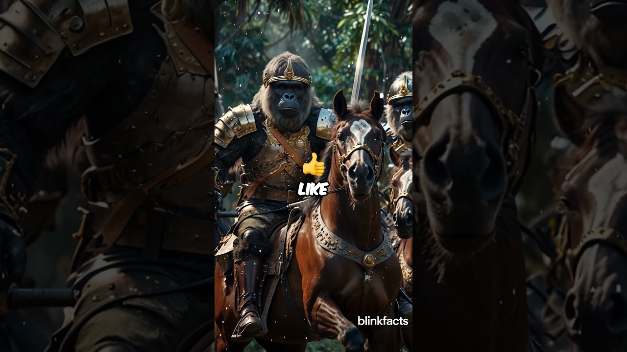 1,000,000 Soldiers vs. 10,000 Gorillas &ndash; Realistic Battle #shorts  #epicbattle #gorilla #soldier