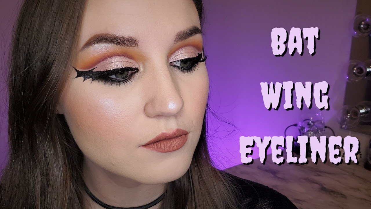 Bat Wing Eyeliner - Halloween Eye Makeup Tutorial