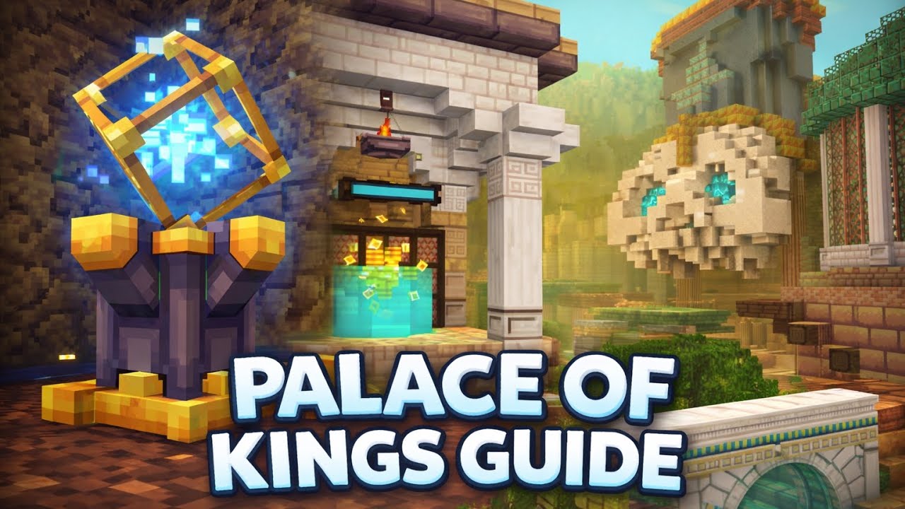 SOULSTEEL MINECRAFT BEDROCK PALACE OF KINGS S+ [FIXED DARKWELL] ROUTE.[BLUE CRYSTAL].