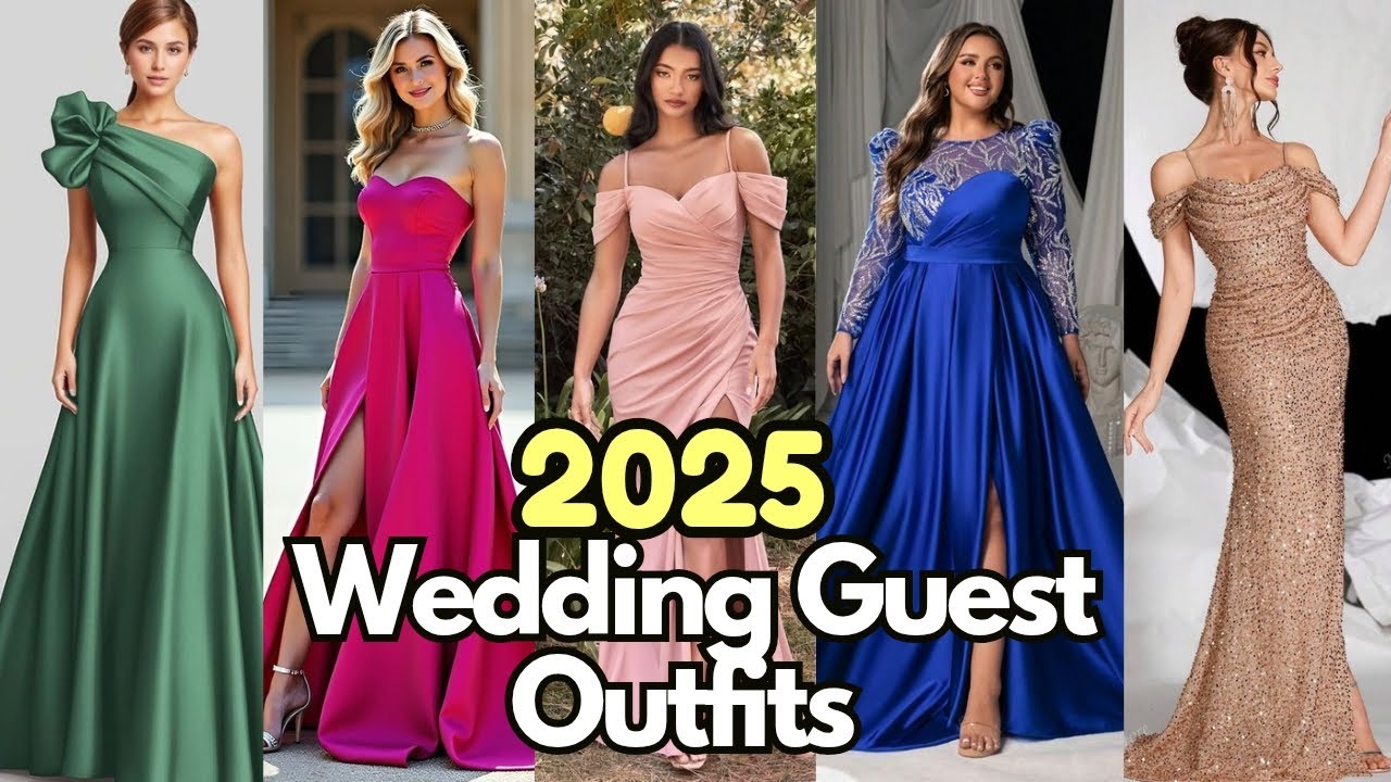 Stylish Wedding Guest Outfits & Special Occasion Dress 2025|Best Looks for Ladies' Wedding Fashion