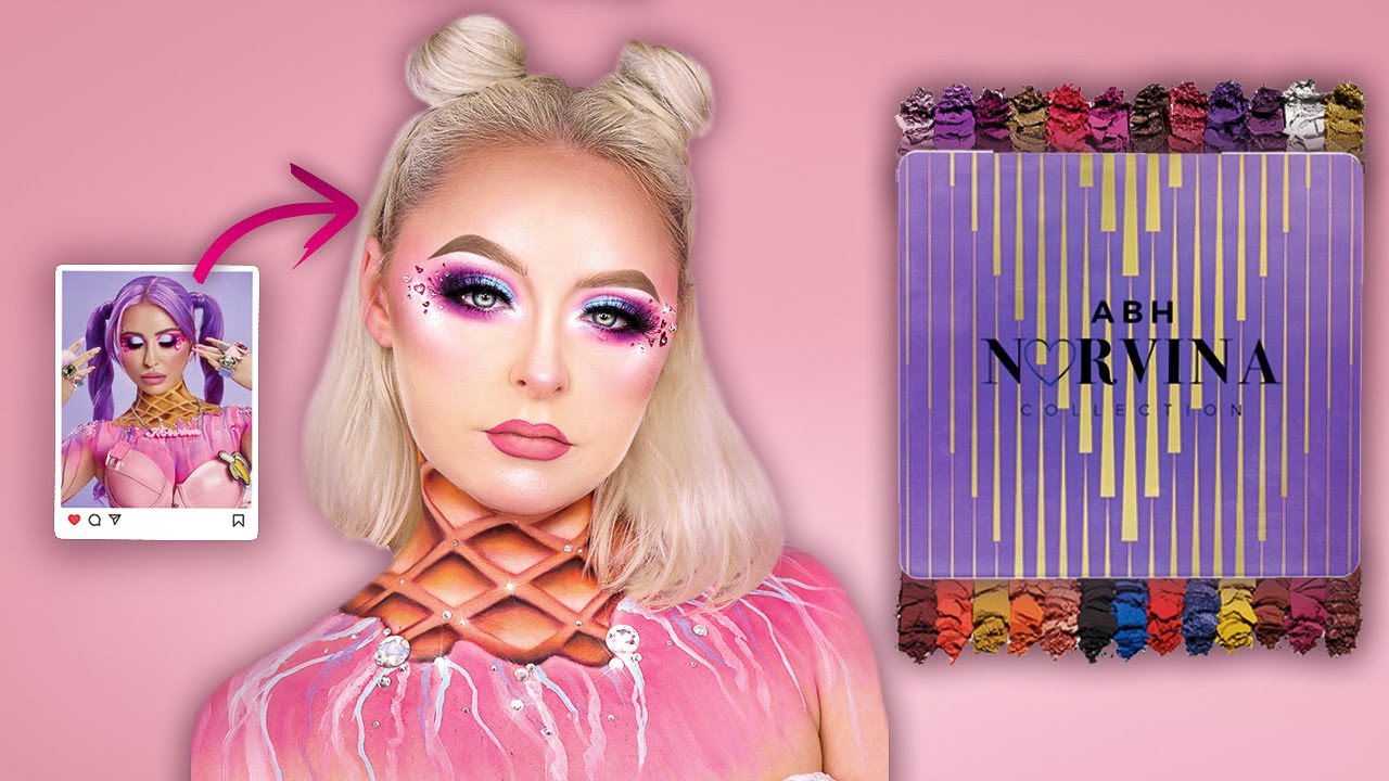 NORVINA INSPIRED ICE CREAM GLAM FT. NORVINA VOLUME 1 X ANASTASIA BEVERLY HILLS PALETTE | MCDREW
