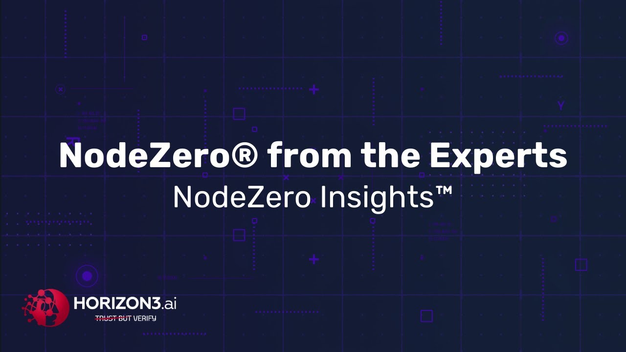 From the Experts: NodeZero Insights&trade;