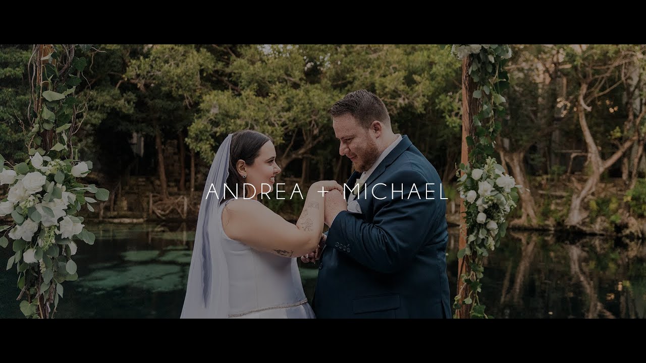 Andrea & Michael | Sandos Caracol Cenote Wedding | Playa del Carmen Highlights Film by Luis Tovilla