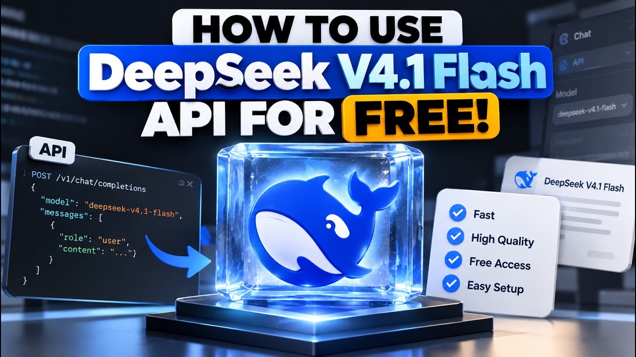 Как бесплатно использовать API DeepSeek V4.1 Flash!
