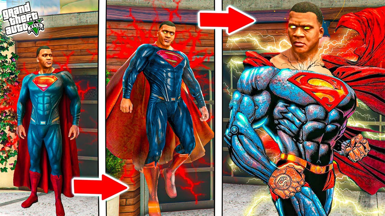 GTA 5 : Franklin Finding $1 To $1000000000 SUPER MAN In GTA 5 ! (GTA 5 Mods)