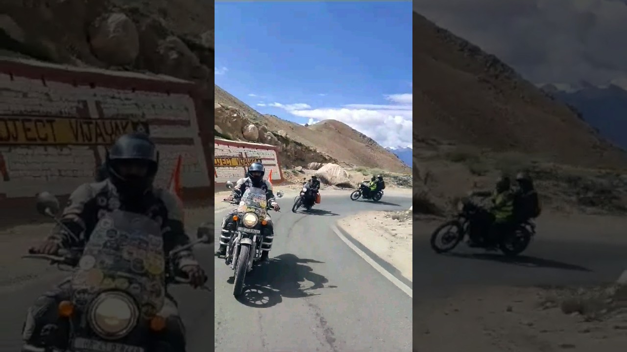 Ladakh | Leh to Khardung la road #ladakhtrip #himalayan #ladakh #royalenfield #live #rehimalayan