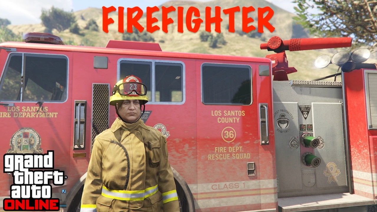 Firefighter - New odd job (GTA Online)