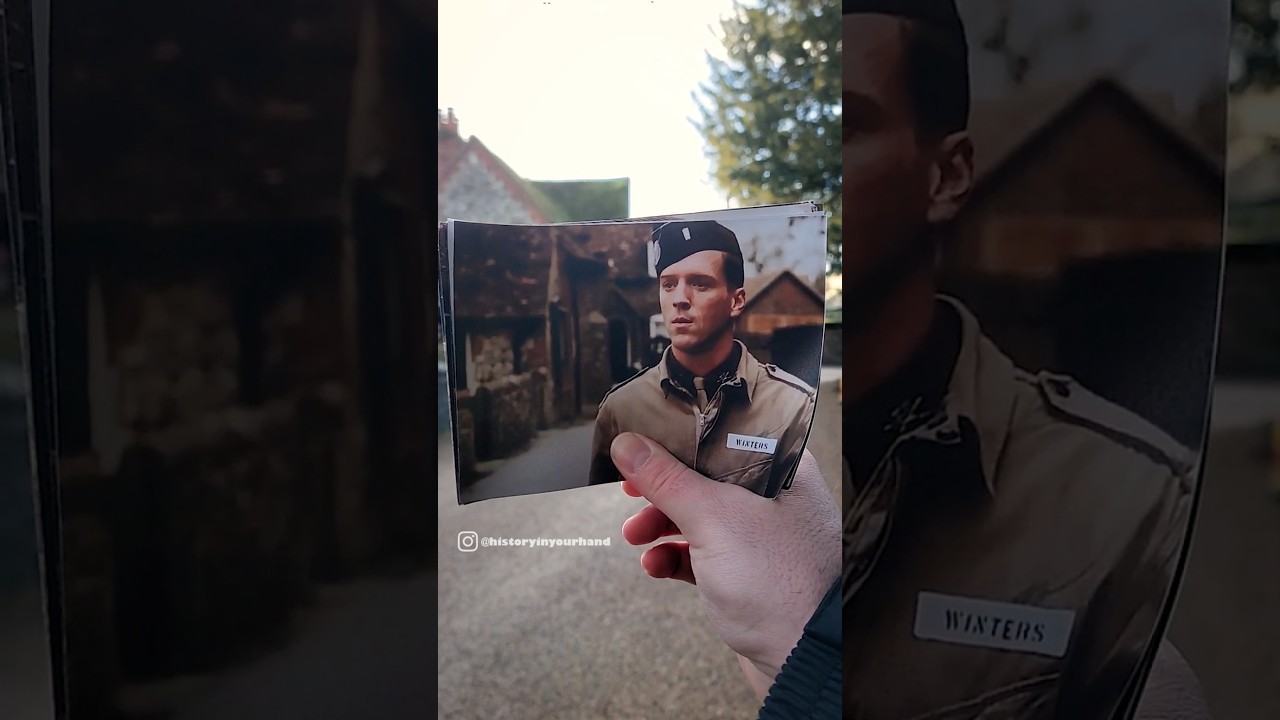 Band of Brothers Filming Locations, Hamdledon / Aldbourne. Then & Now #bandofbrothers