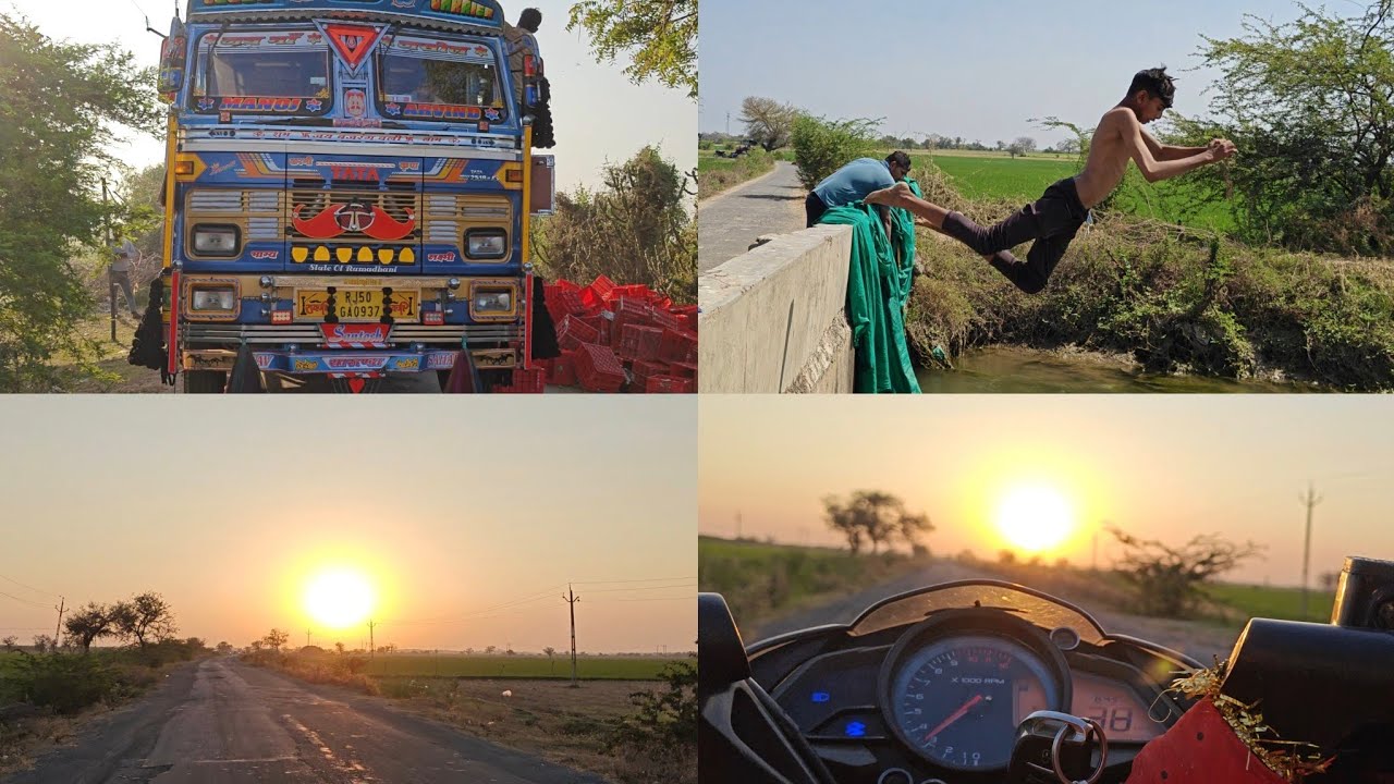 🏊आज जा रहे हैं नहर में नहाने के लिए🏊Today we are going to take a bath in the canal#best#vlog#sunset 