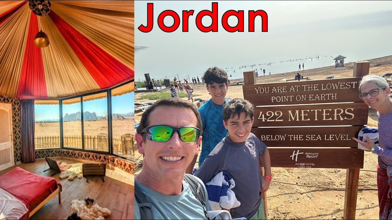 Worldschooling Jordan: Wadi Rum Desert Camp & Dead Sea Family Travel With Kids | GoWatkinsGo