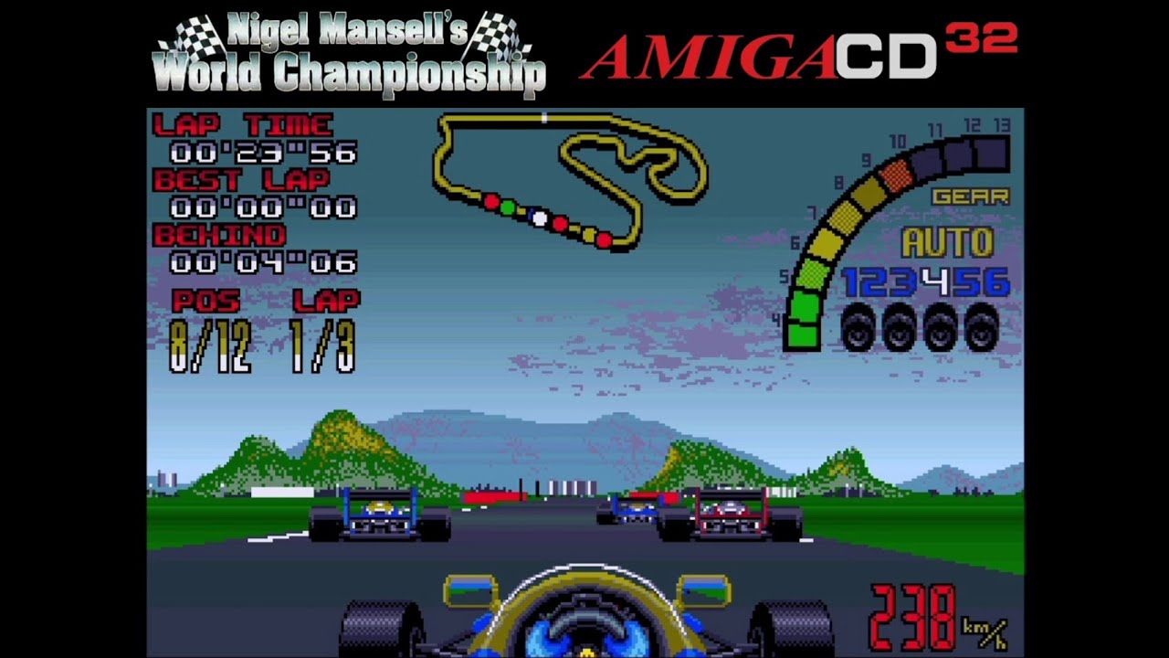 Nigel Mansell's: World Championship - Amiga CD32 Gameplay